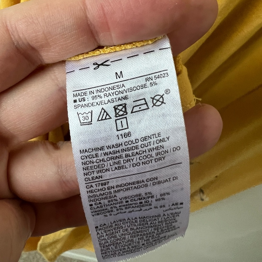 Yarrow Yellow Wrap Look Posy Floral Maternity Sleeveless Stretchy Midi Dress M - Picture 3 of 7